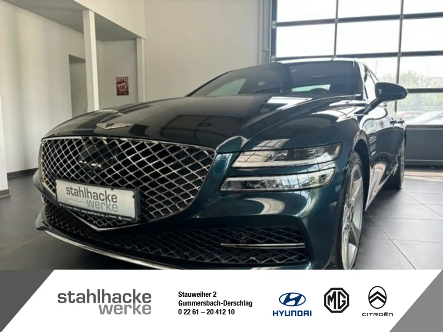 Genesis G80 2.2 CRDi Luxury 4WD KAMERA NAVI ACC LED Albastru - 1
