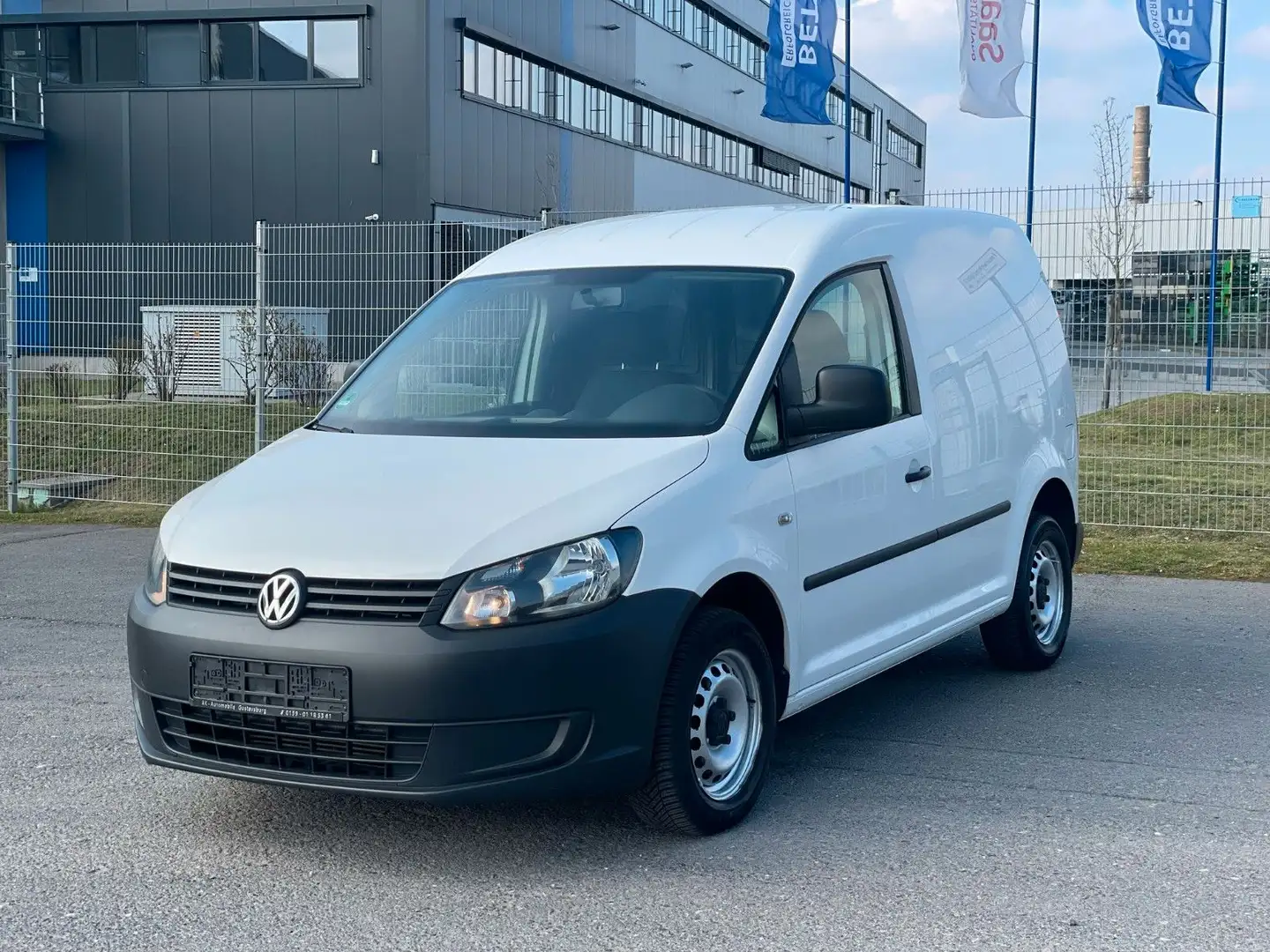 Volkswagen Caddy 1.6 TDI Kasten EcoProfi 1.Hand S-Heft Weiß - 2