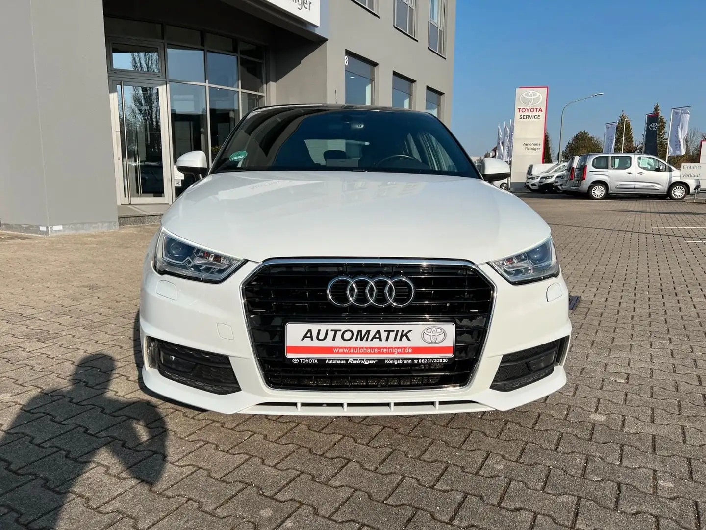 Audi A1 Sportback S-Line*SHZ,PDC,Navi,Leder, 17" Blanc - 2
