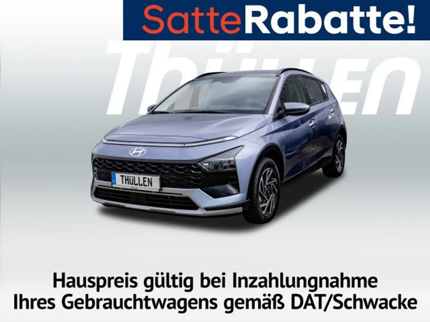 Hyundai BAYON 1.0 T-GDI Trend, Komfortpaket Bluetooth Blauw - 1