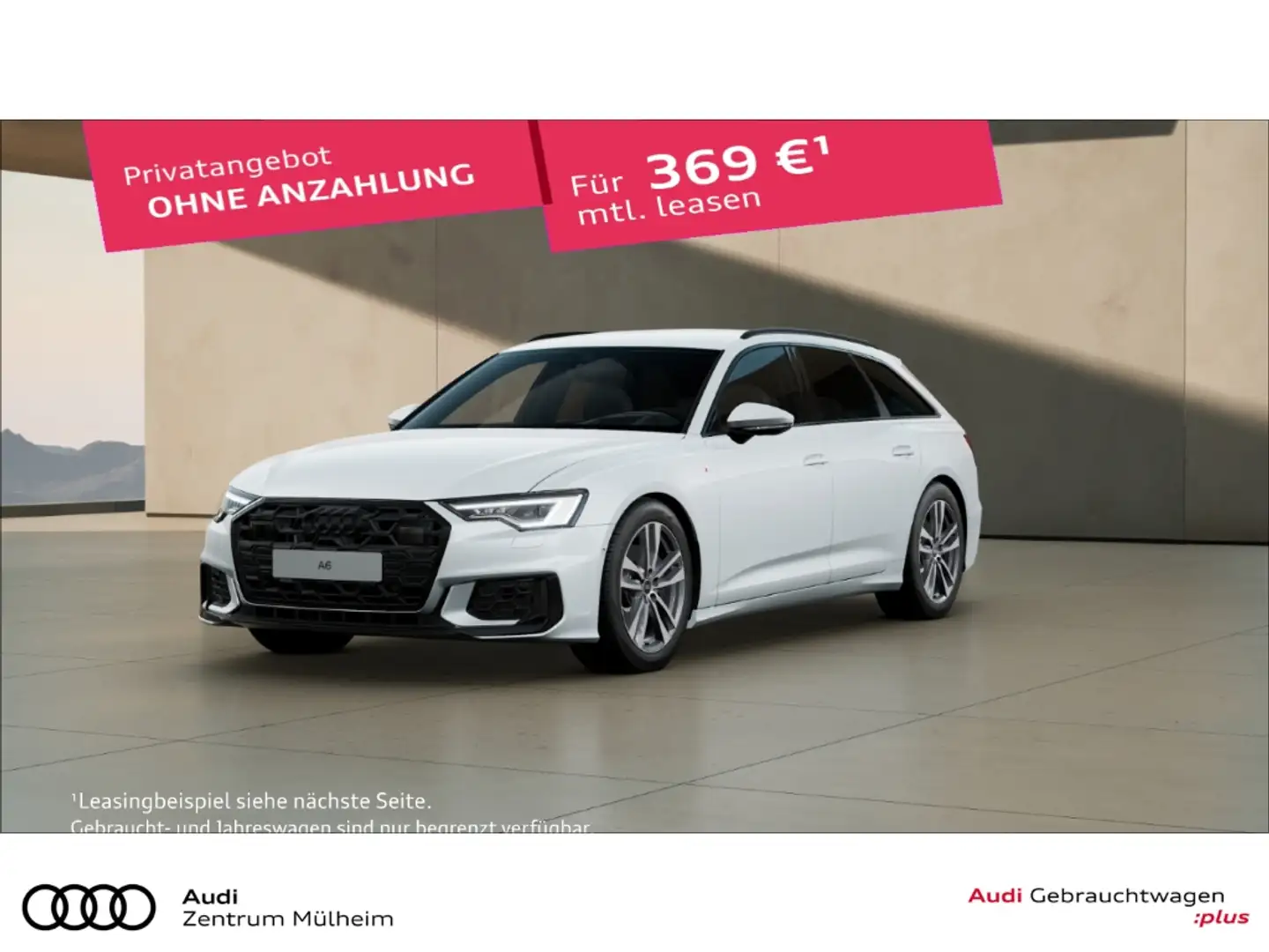 Audi A6 Avant 45 TFSI S line Navi Matrix LED virtual HeadU Weiß - 1