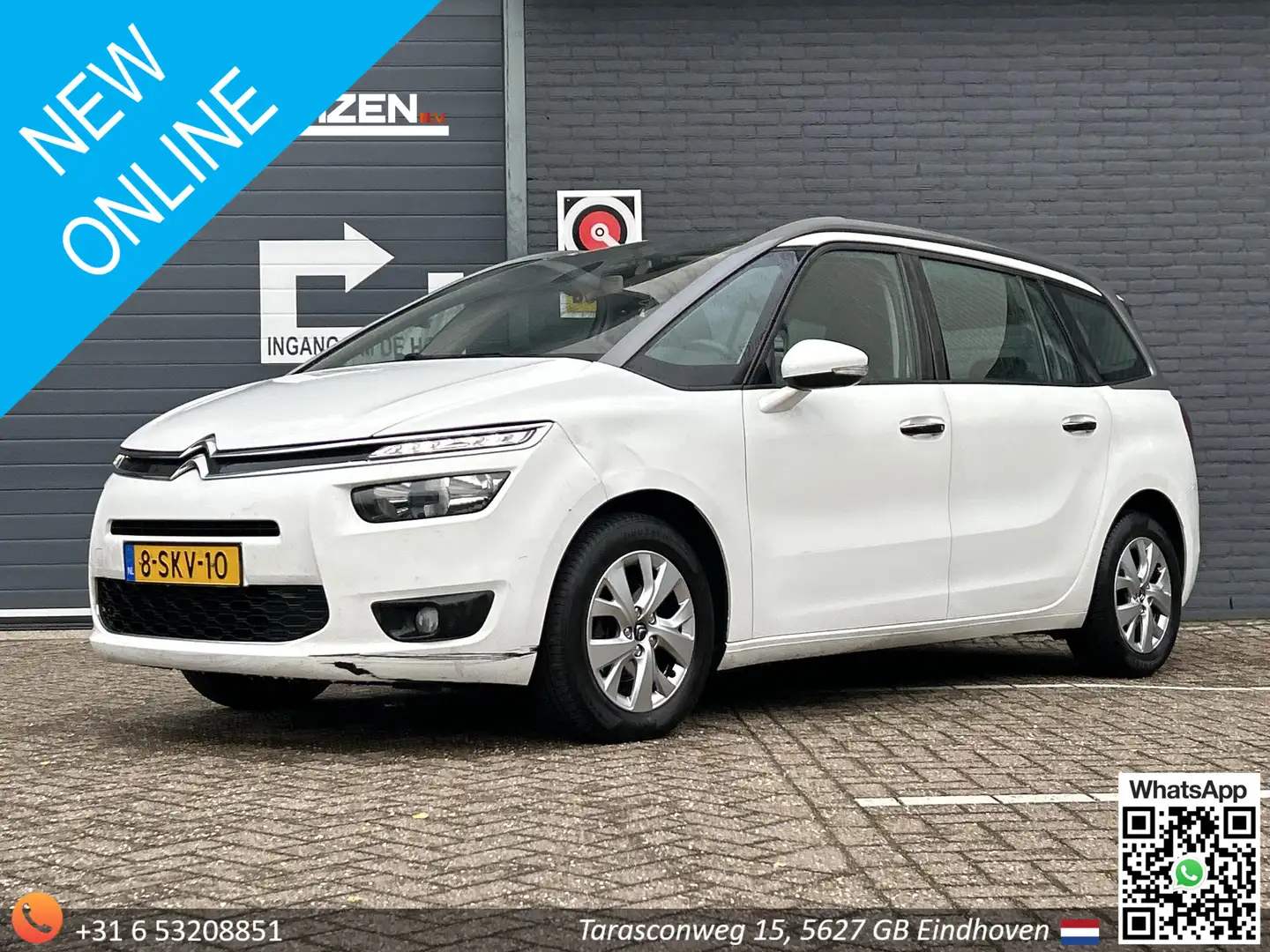 Citroen Grand C4 Picasso 1.6 HDi Business 7 Persoons | Climate | Cruise | N Blanco - 1