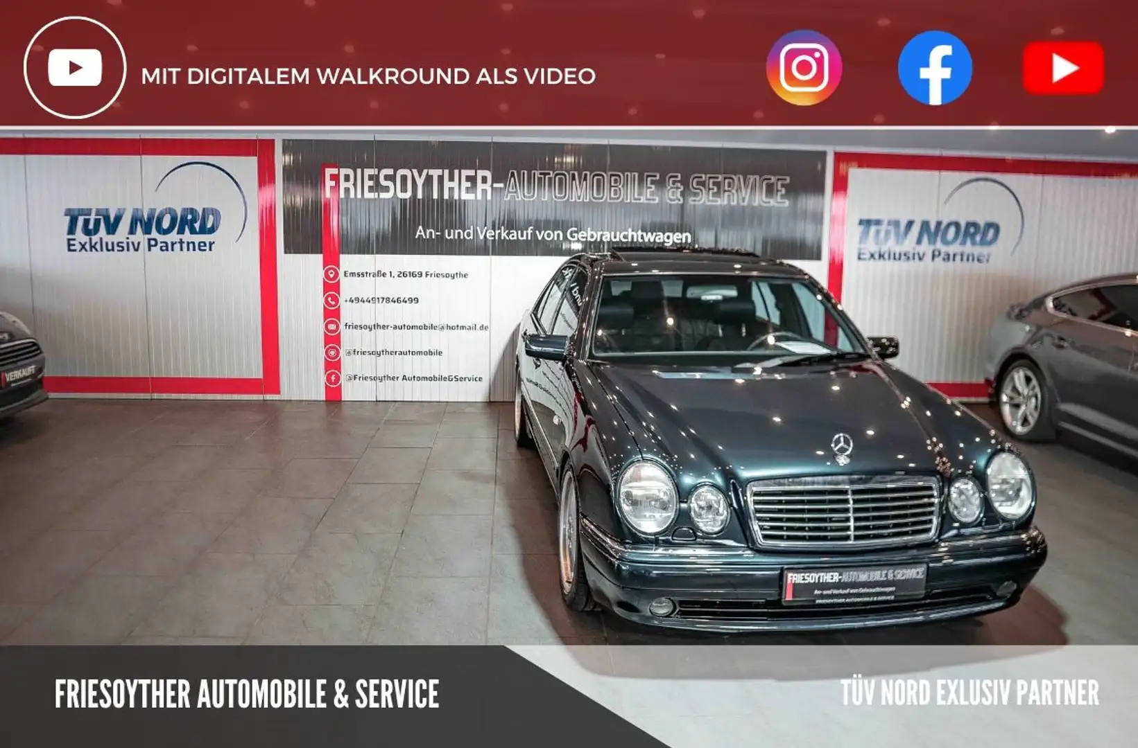 Mercedes-Benz E 50 AMG AMG W210 5.0 V8 | Originalzustand | Dt. Fzg Schwarz - 1
