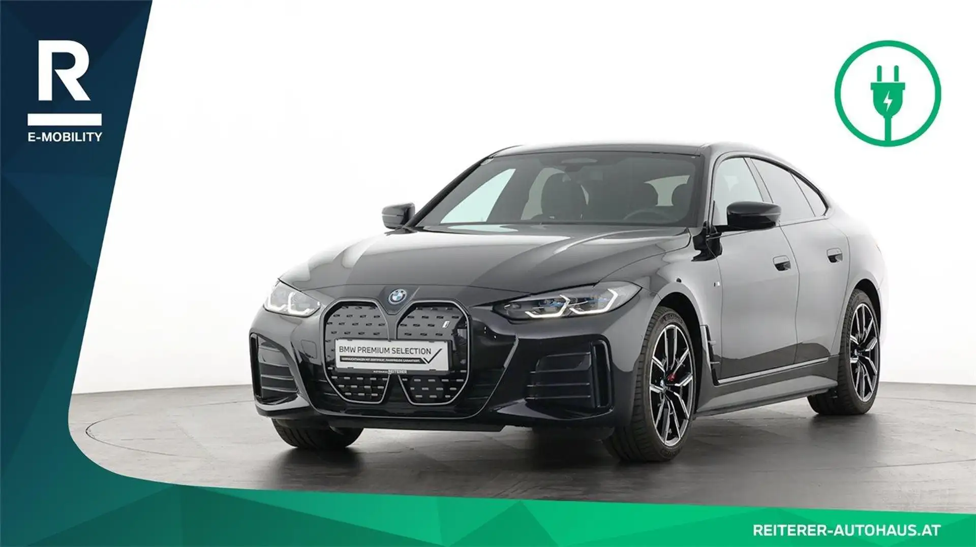 BMW i4 Gran Coupe eDrive40 Schwarz - 1