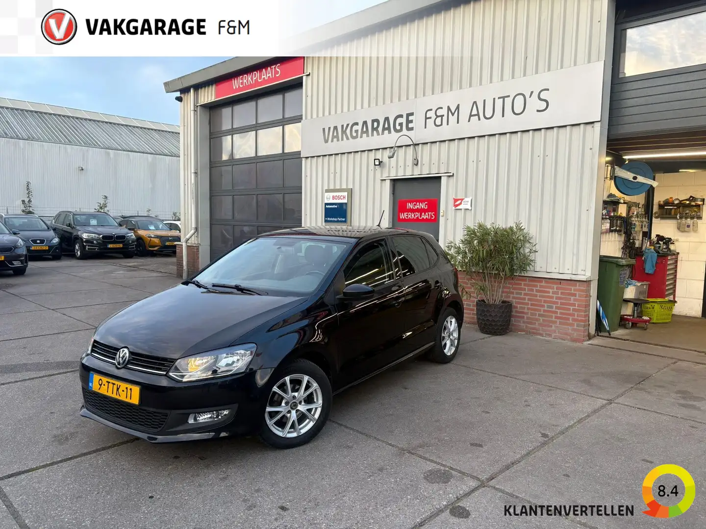 Volkswagen Polo 1.2 TSI First Edition Zwart - 1