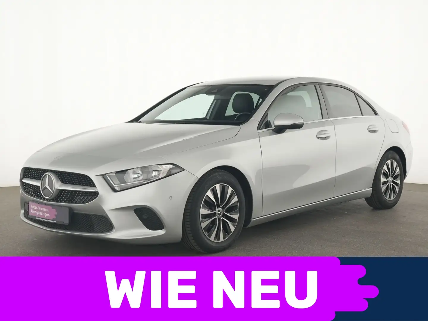 Mercedes-Benz A 200 d Style Navigation|Tempomat|SHZ|Keyless Zilver - 1