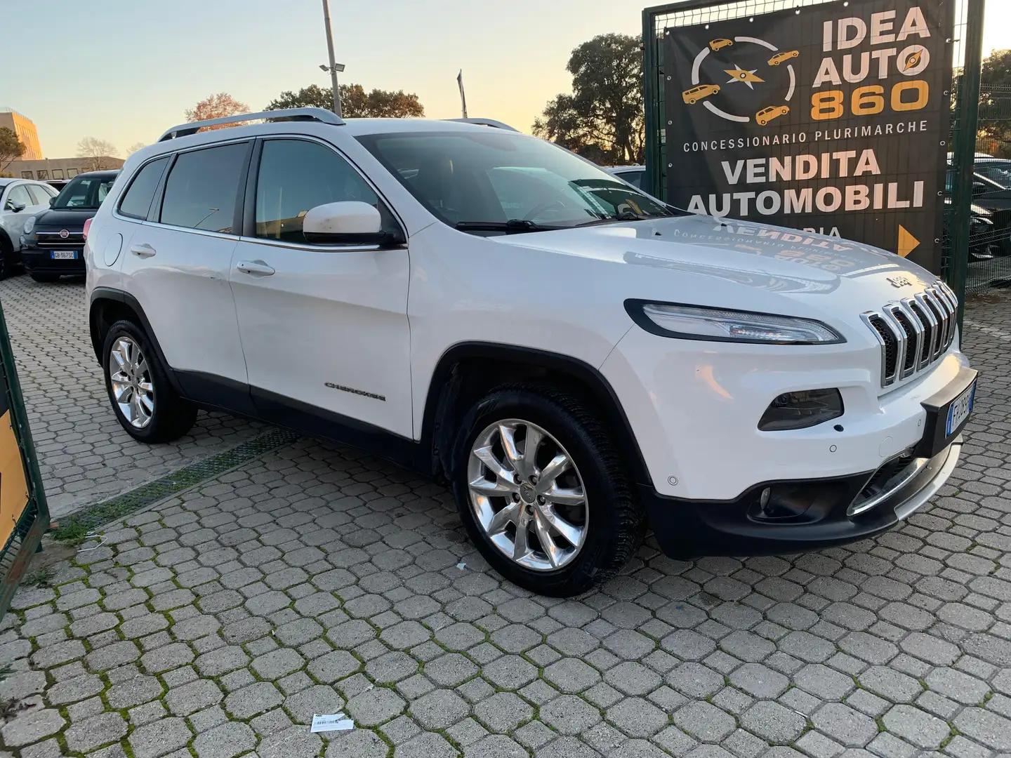 Jeep Cherokee 2.0 mjt II Limited 4wd active drive I 140cv Blanc - 1