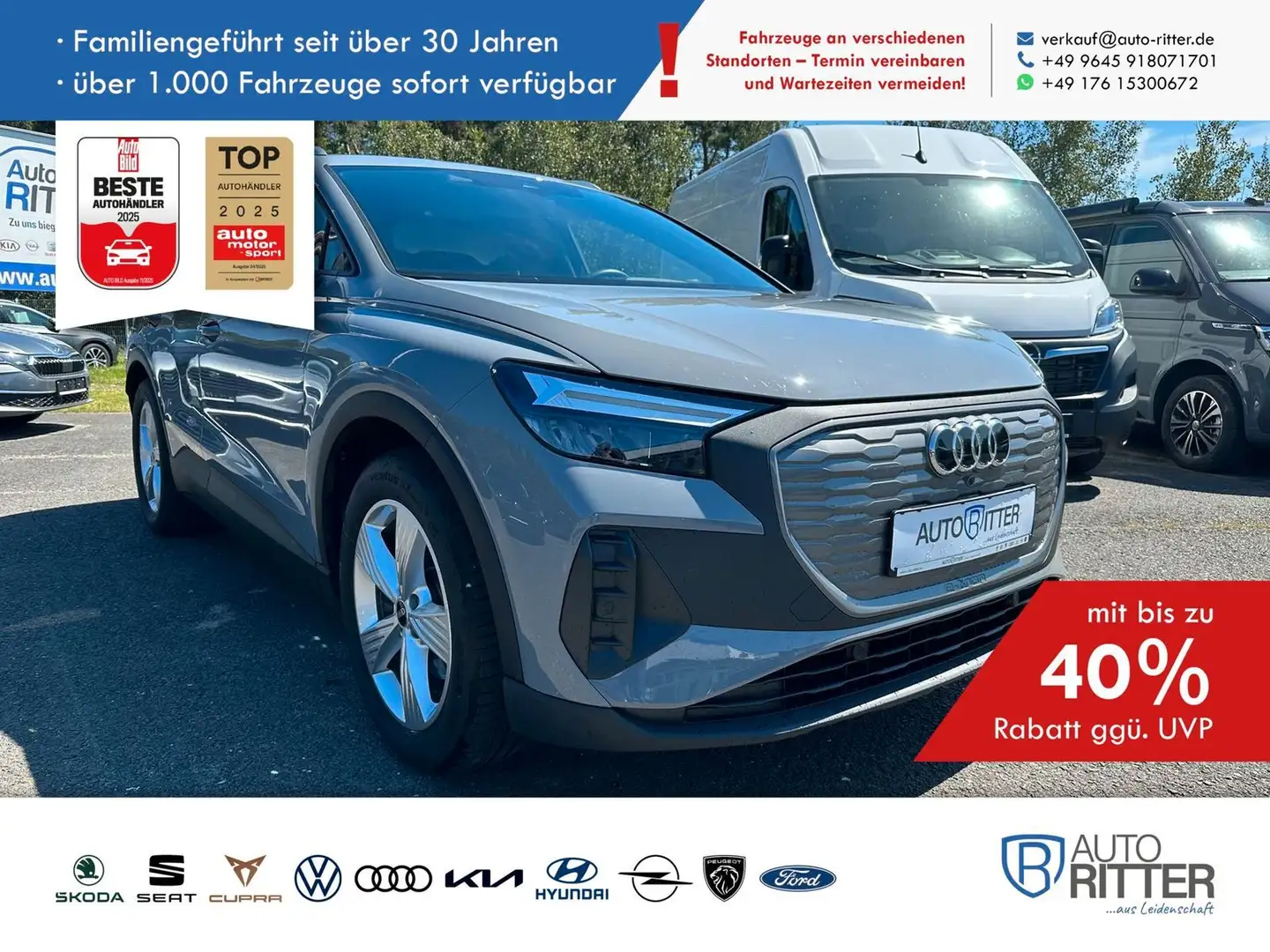 Audi Q4 35 e-tron basis Сірий - 1