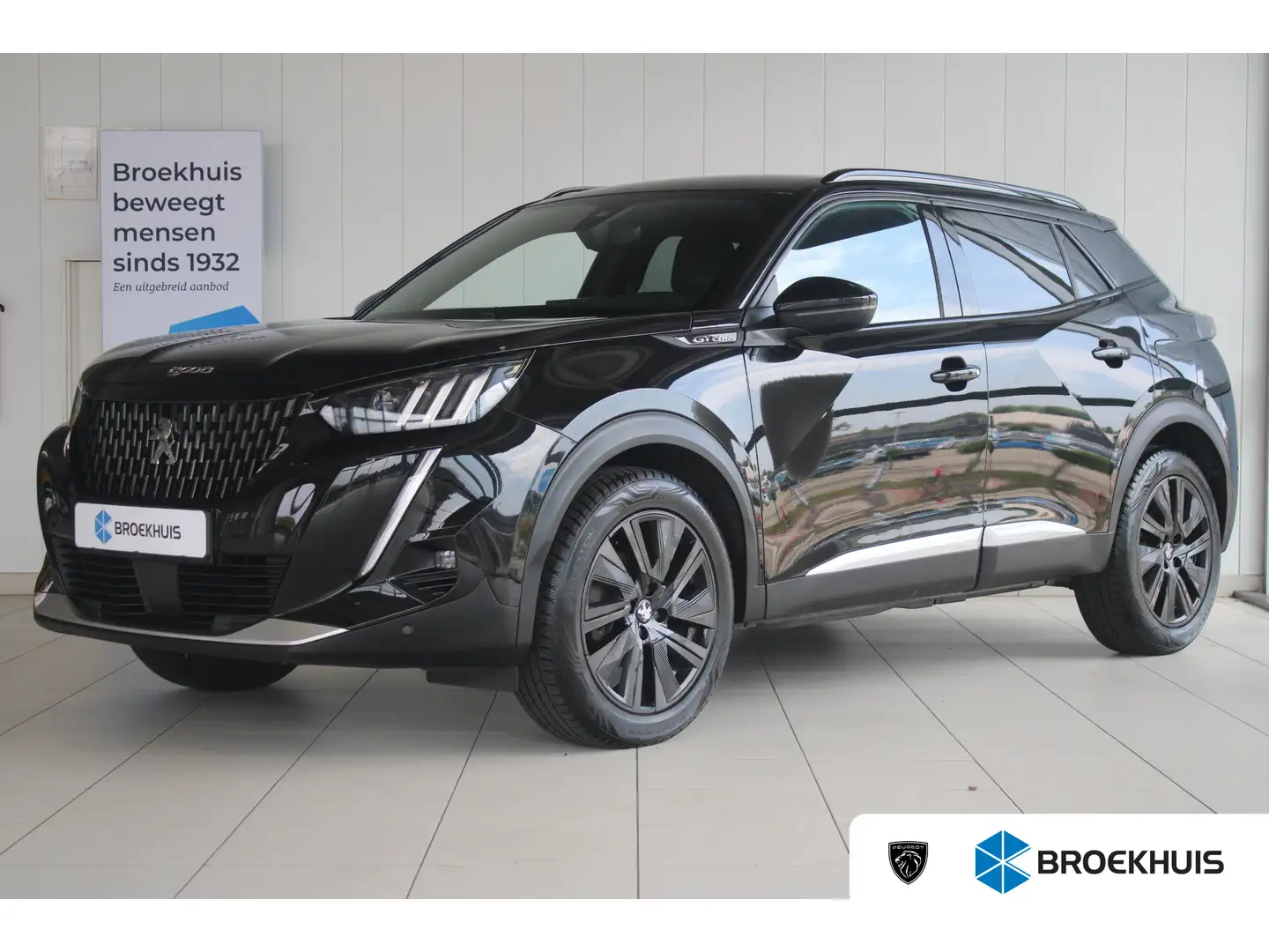Peugeot 2008 1.2 Turbo 130-PK GT-Line | FULL LED | CAMERA | TRE Negro - 1