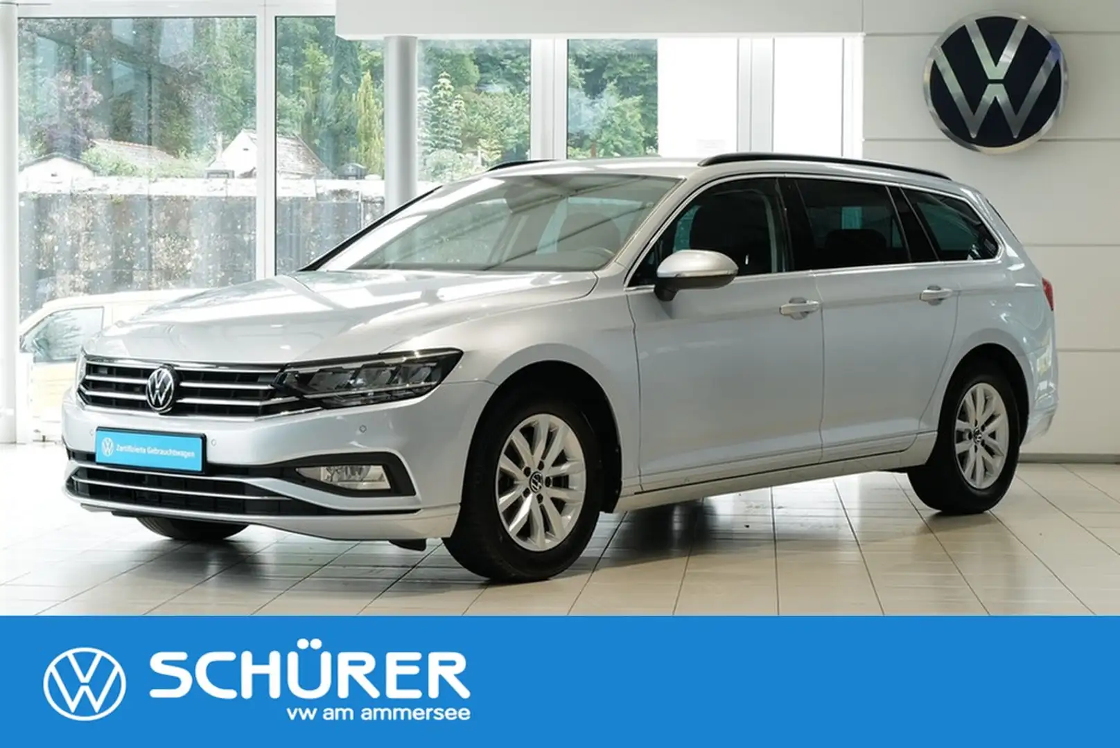 Volkswagen Passat Variant 2.0TDI DSG Business AHK Navi RKAM Totwinkel Silber - 1