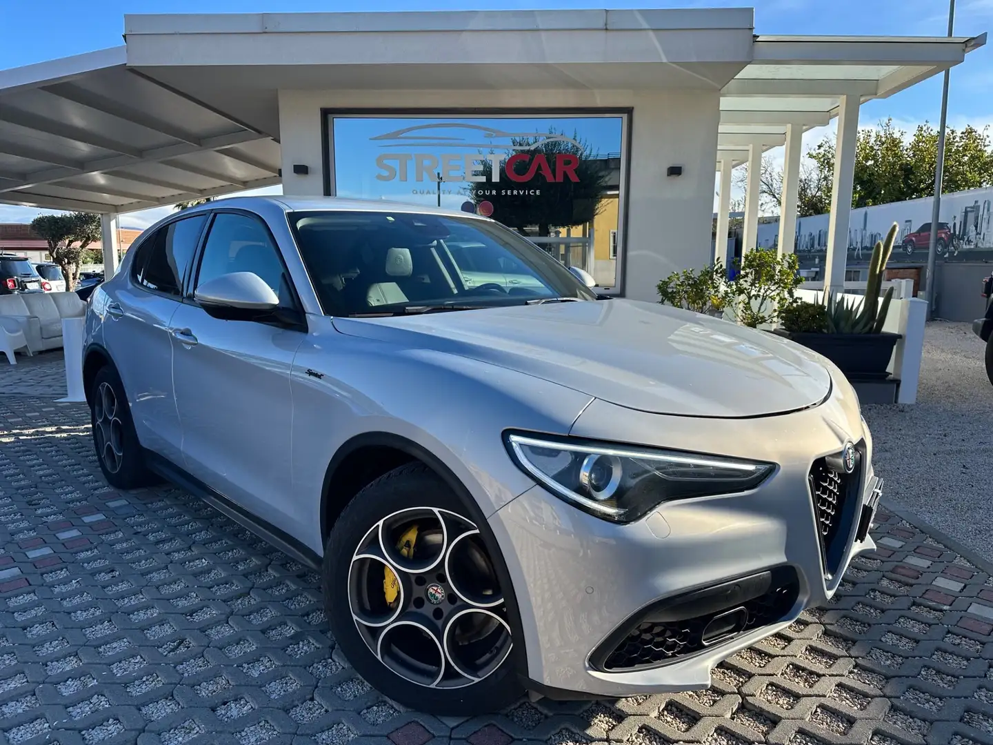Alfa Romeo Stelvio Stelvio 2.2 Turbodiesel 190 CV AT8 Q4 Sprint Gris - 1