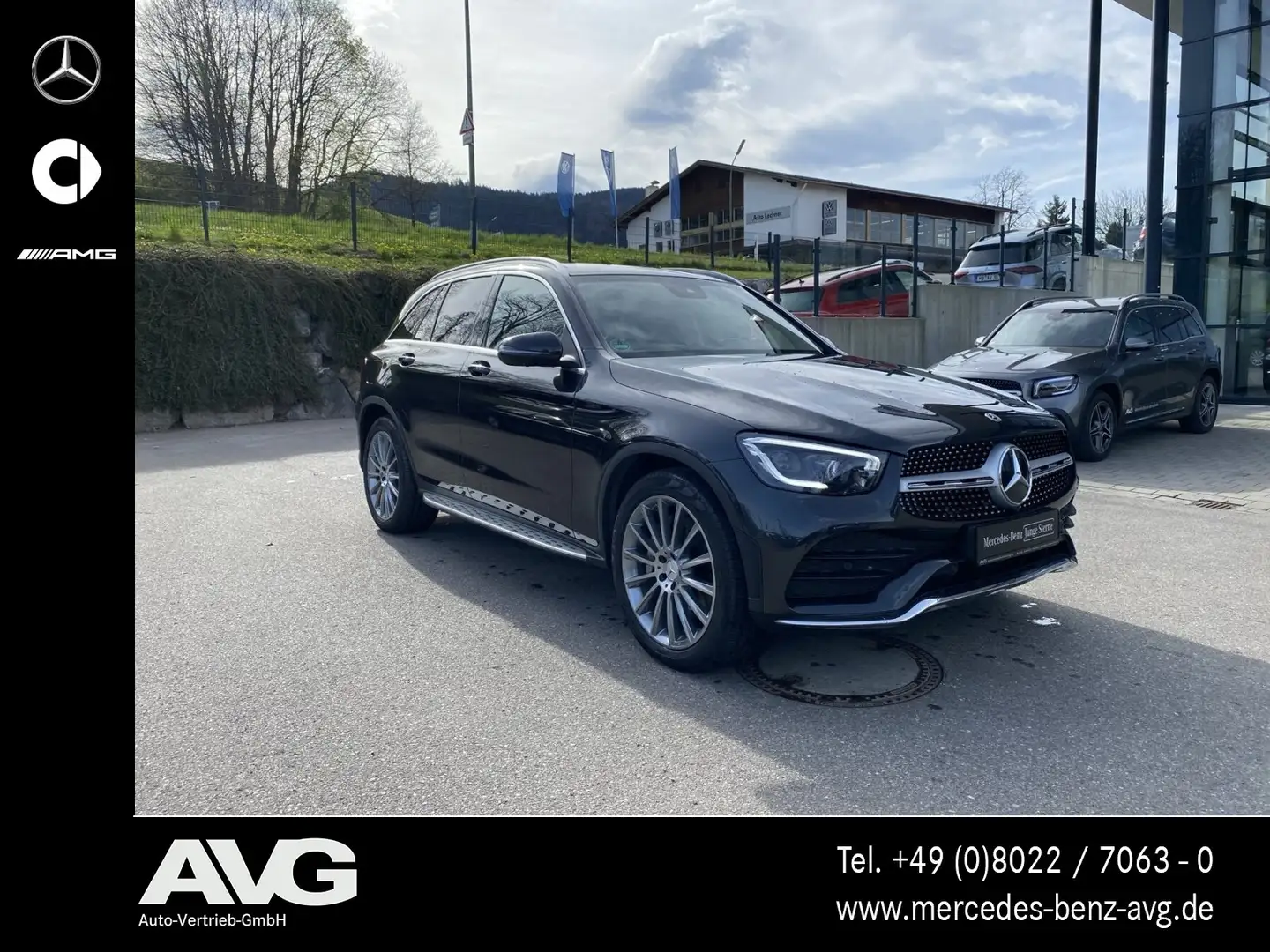 Mercedes-Benz GLC 400 GLC 400 d 4M AMG/EXCL./PANO/360°/20"/MULTIBEAM Gris - 2