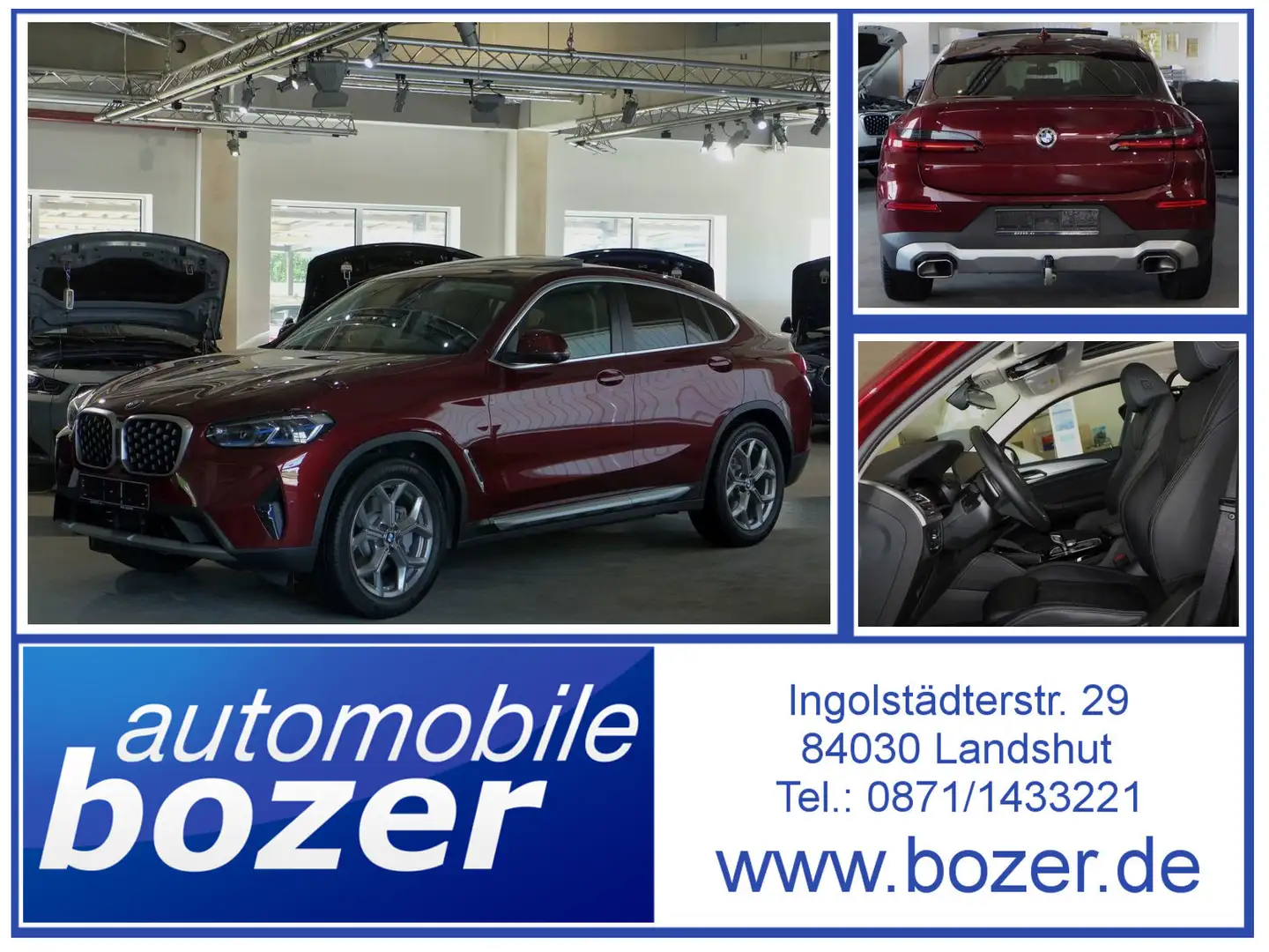 BMW X4 xDr G02 30d 360°,AHK,Laser,St-Heiz. NP:89.780 Rot - 1