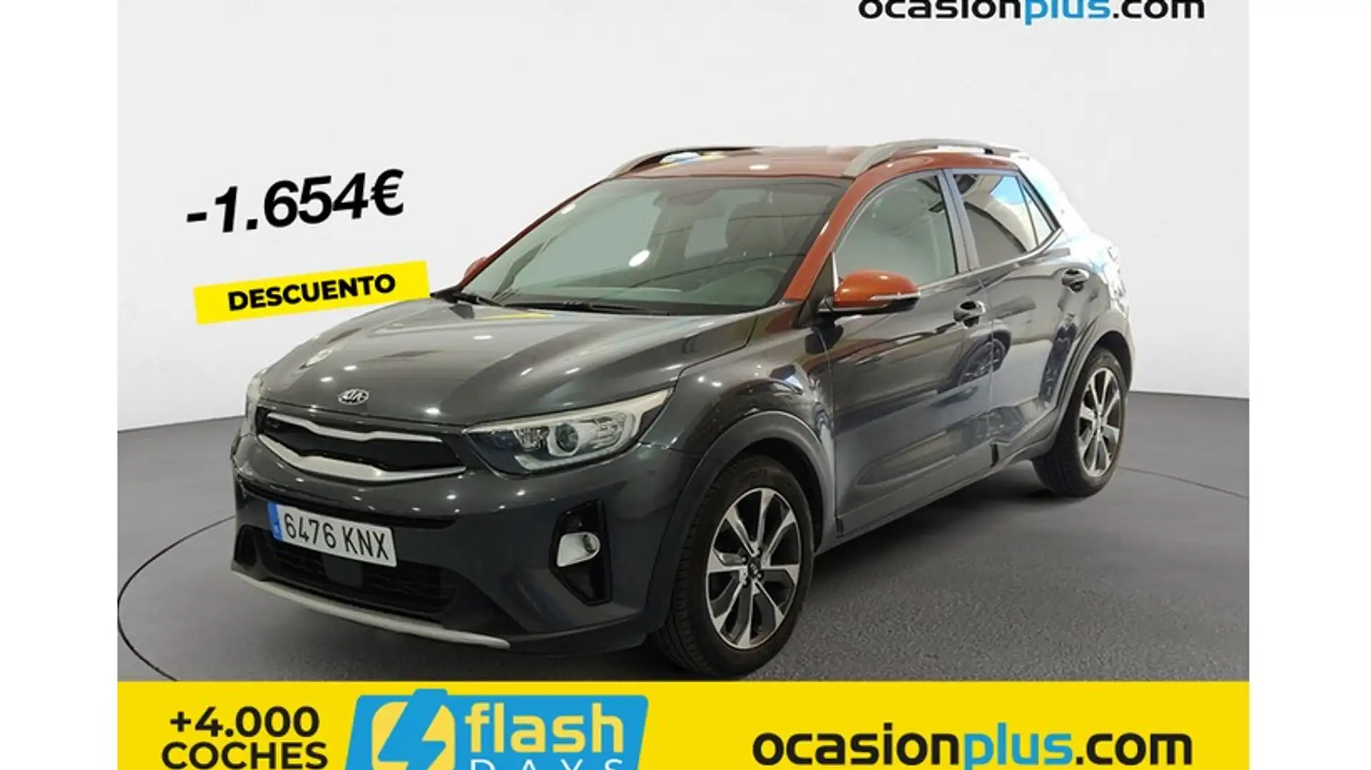 Kia Stonic 1.0 T-GDi Eco-Dynamic Tech DCT 120 Gris - 1