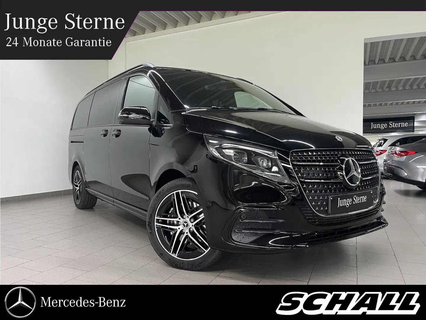 Mercedes-Benz V 250 d 4M L AVA+AMG+DISTR+SHD+BURMESTER+360°+19 Černá - 1