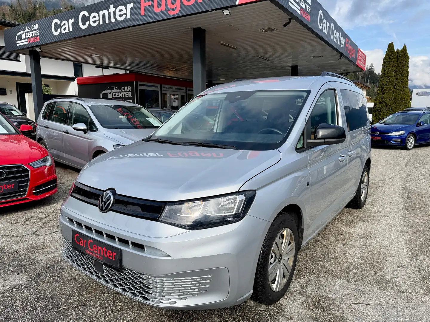 Volkswagen Caddy 2.0 TDI Basis 1.Besitz Mwst. ausweisbar!! Silber - 1