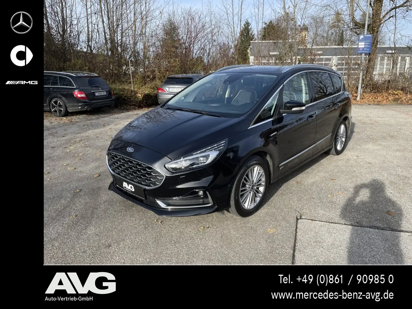 Ford S-Max S-Max 2.0 EcoBlue Vignale AWD LED AHK NAVI RFK BC Schwarz - 1