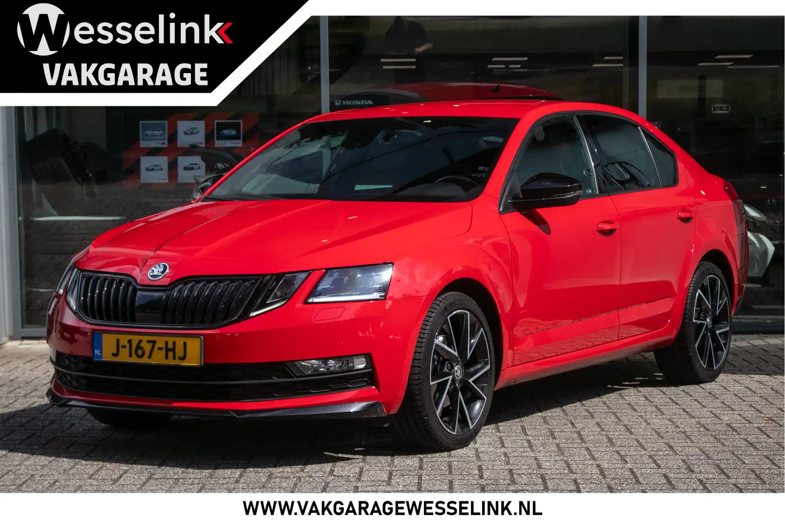Skoda Octavia 1.5 TSI Greentech Sport Business Automaat -Trekhaa Rouge - 1