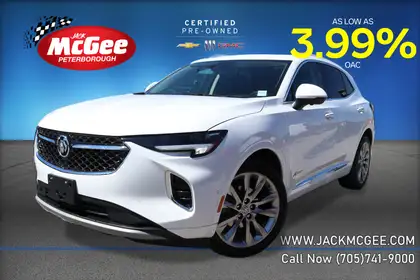 White 2022 Buick Envision Avenir AWD SUV / Crossover All-Wheel Drive 9-Speed Automatic