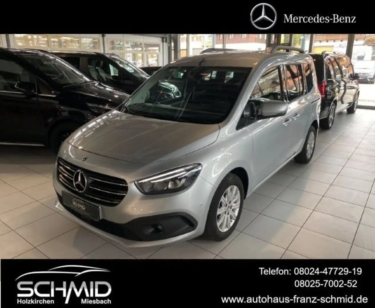 Mercedes-Benz T-Class T 180 d Progressive AHK MBUX LED RFK SPUR Verkeh Silber - 1