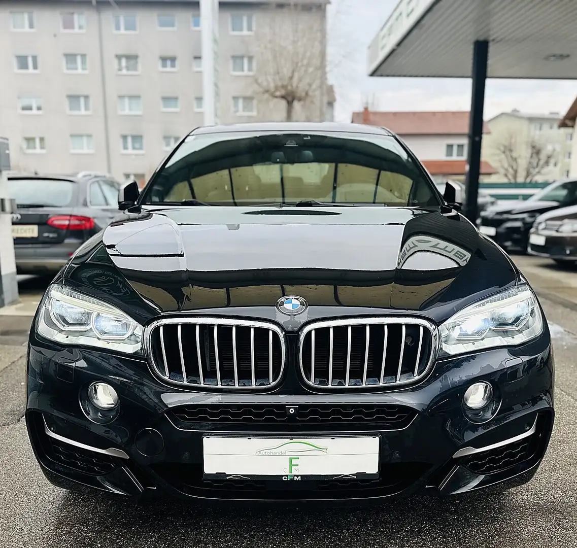 BMW X6 M 50d Sport Activity Coupé Österreich-Paket Aut. Schwarz - 2
