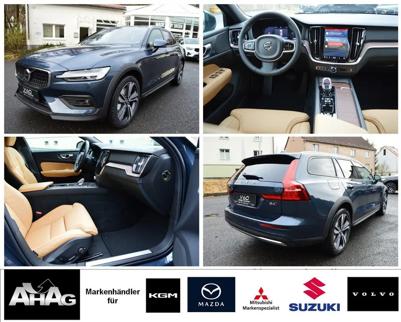 Volvo V60 Cross Country B4 D AWD Plus *8 Pakete!* Bleu - 1