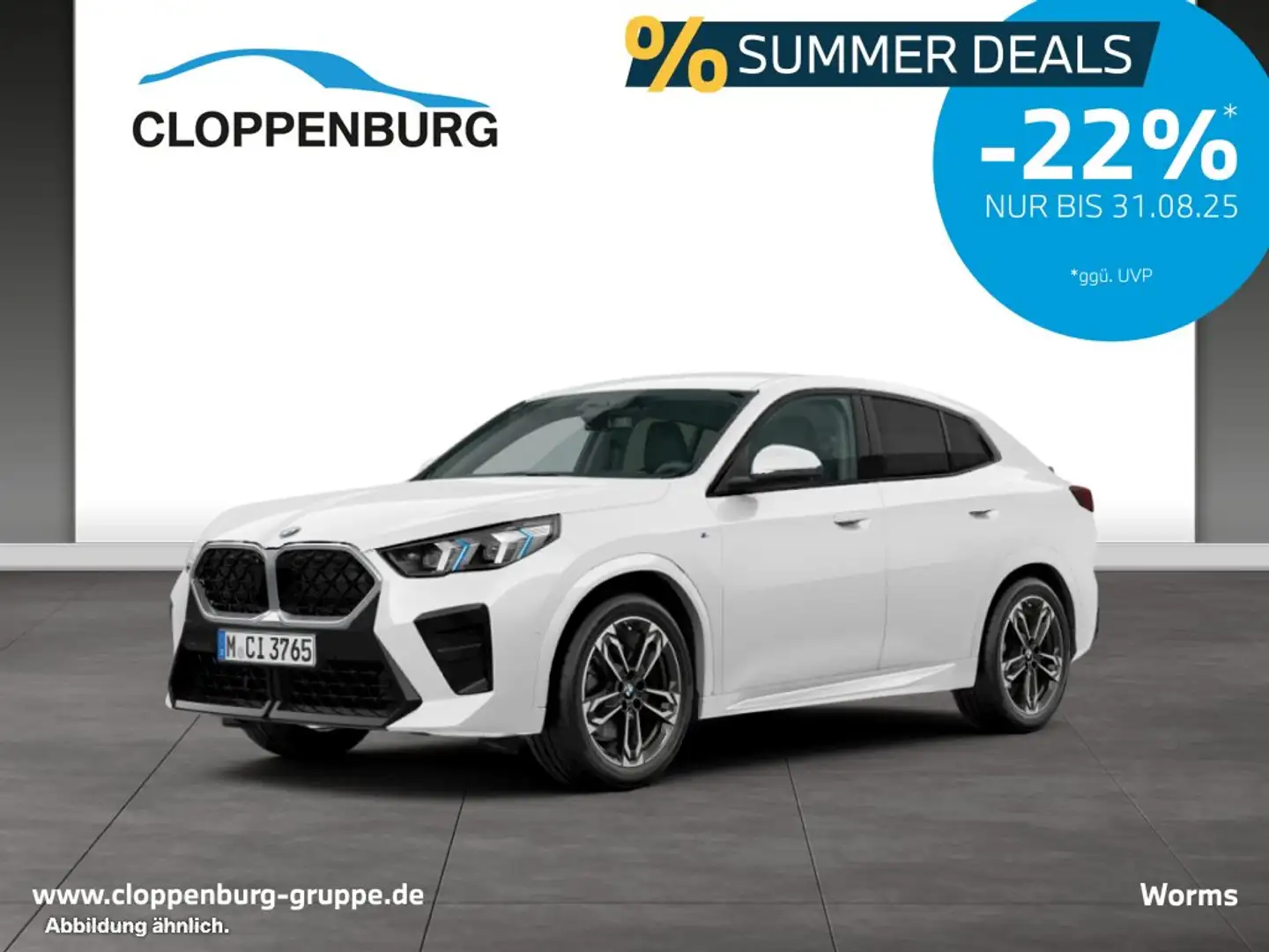 BMW X2 sDrive20i M Sport+Head-Up+AHK+LED+RFK+i-Glow Blanc - 1