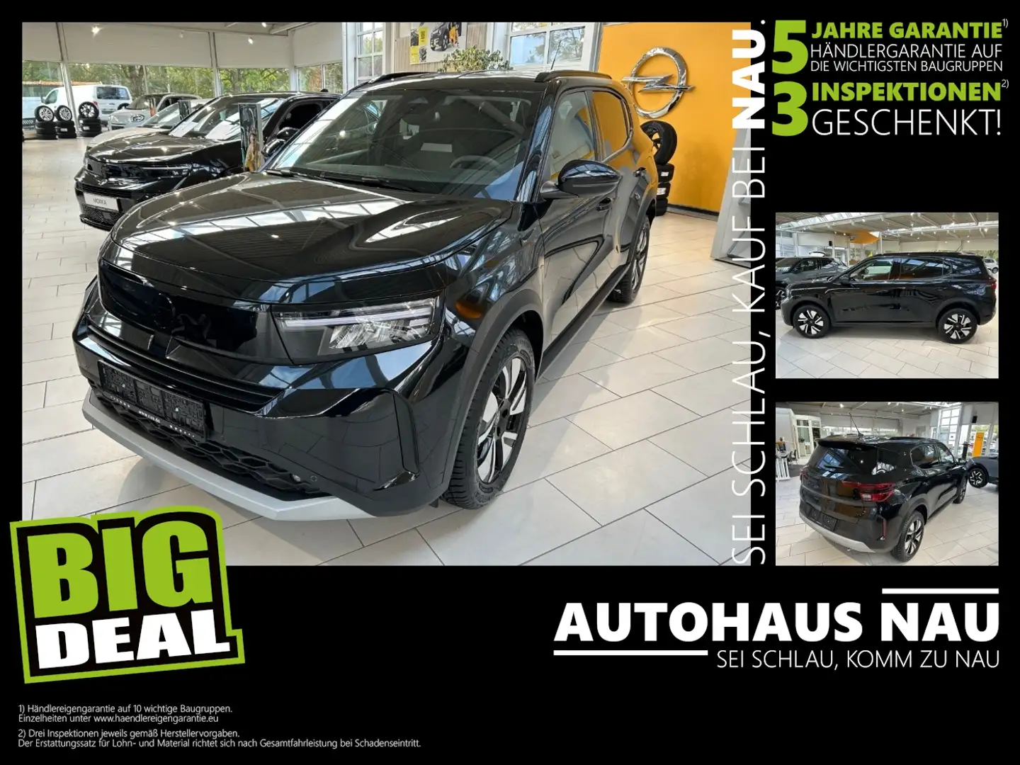 Opel Frontera GS MHEV inkl. Big Deal Schwarz - 1