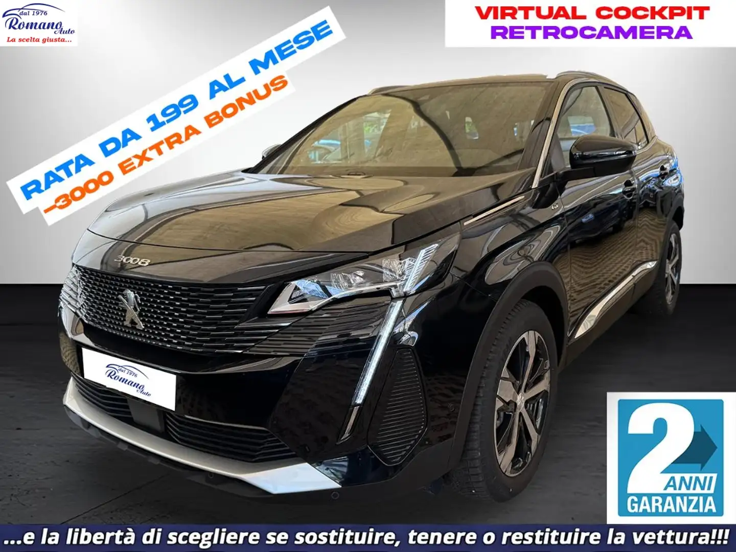 Peugeot 3008 BlueHDi 130 S&S EAT8 GT Pack Nero - 1