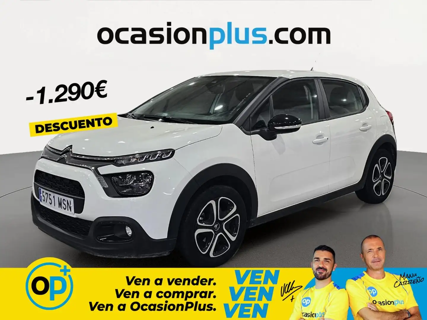 Citroen C3 1.5BlueHDi S&S Plus 100 Blanco - 1