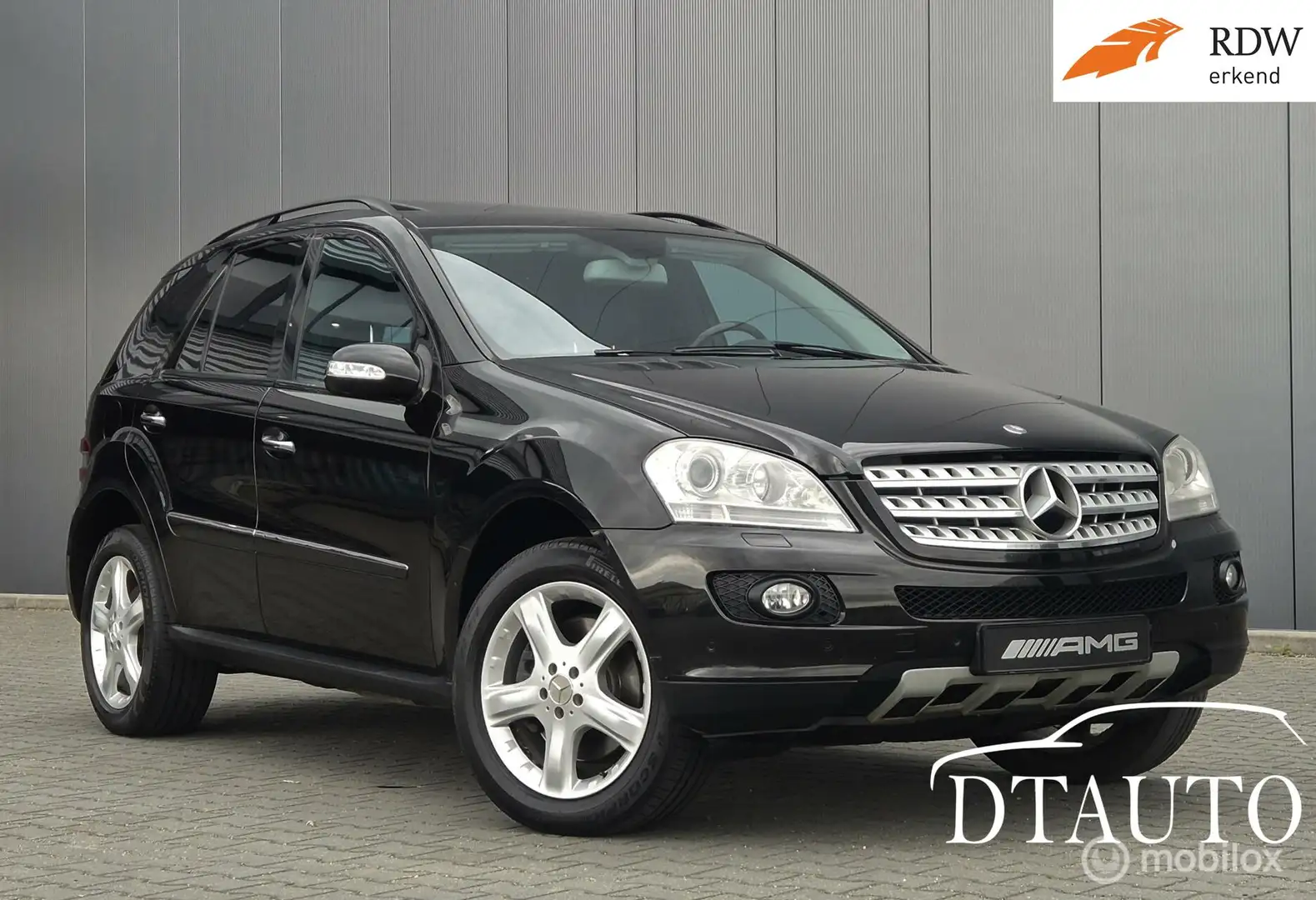Mercedes-Benz ML 420 M-klasse V8 Diesel Luchtvering (nieuw) Panorama Ha Zwart - 1