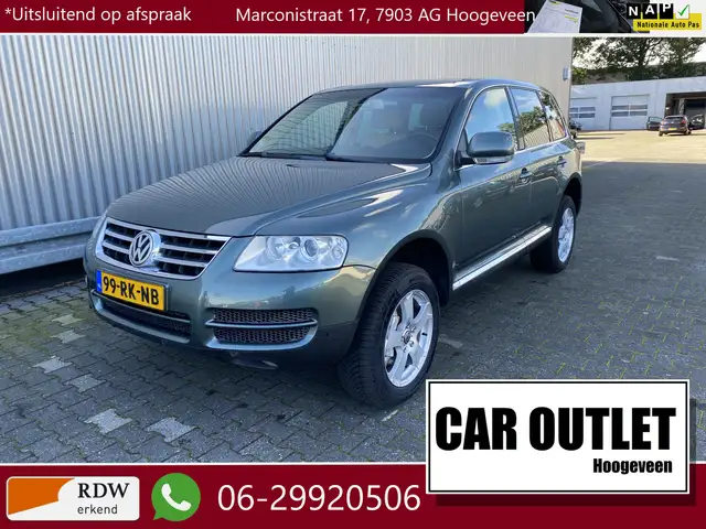 Volkswagen Touareg 3.2 V6 AUTOMAAT, Leer, Clima, CC, Navi, PDC, LM, T