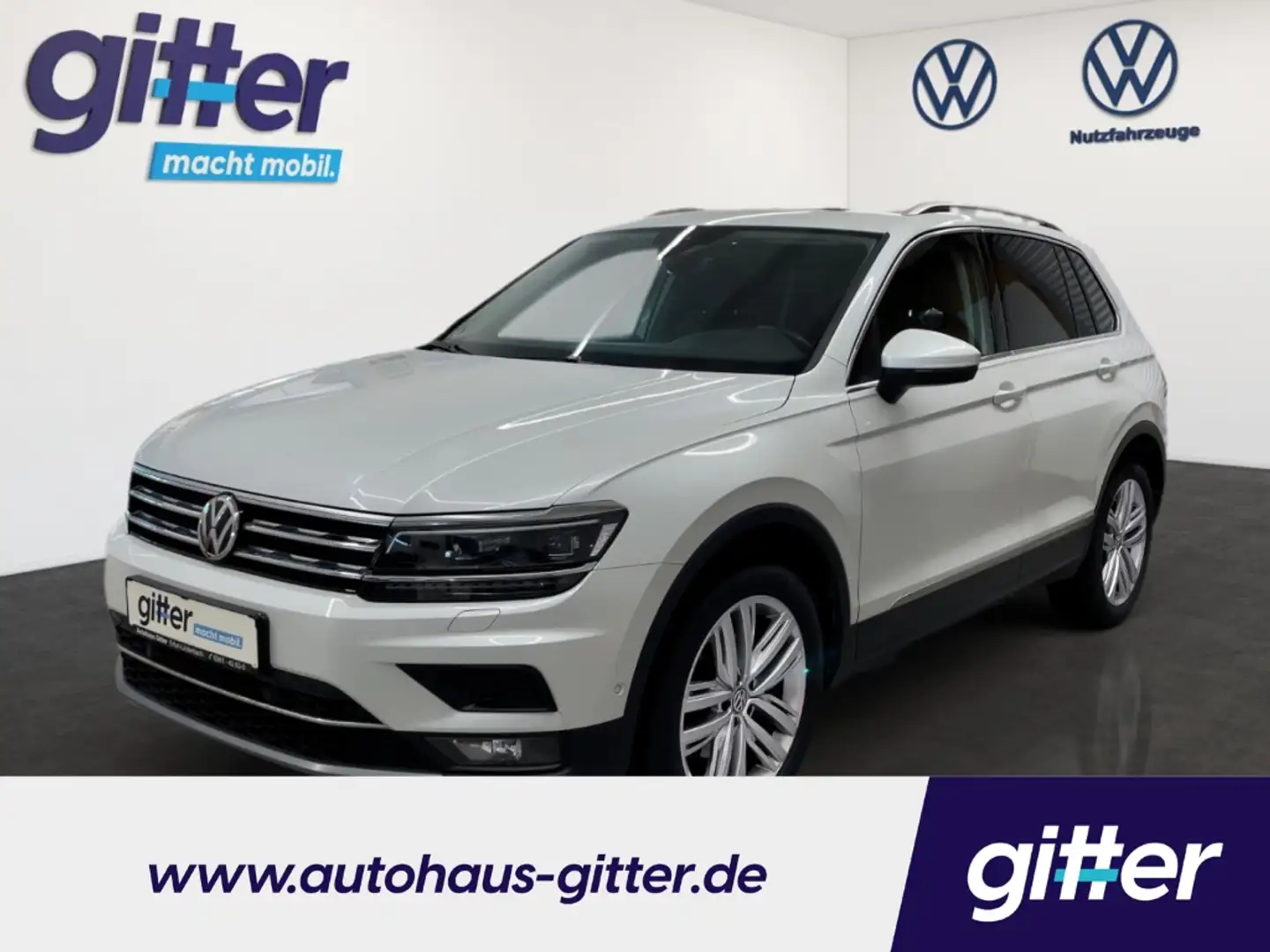 Volkswagen Tiguan 2.0 TDI Highline 4M PANNO AHK STAND DAB+ HUD Stand Blanco - 1