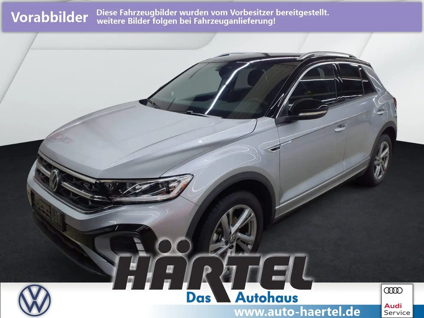Volkswagen T-Roc R-LINE 1.5 TSI DSG (+ACC-RADAR+NAVI) LED Silber - 1