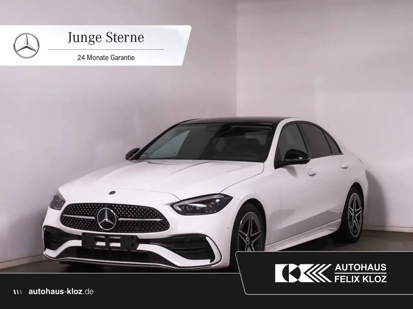 Mercedes-Benz C 300 d AMG*Pano*Burm*Distro*Totwink*360*Digital Weiß - 1