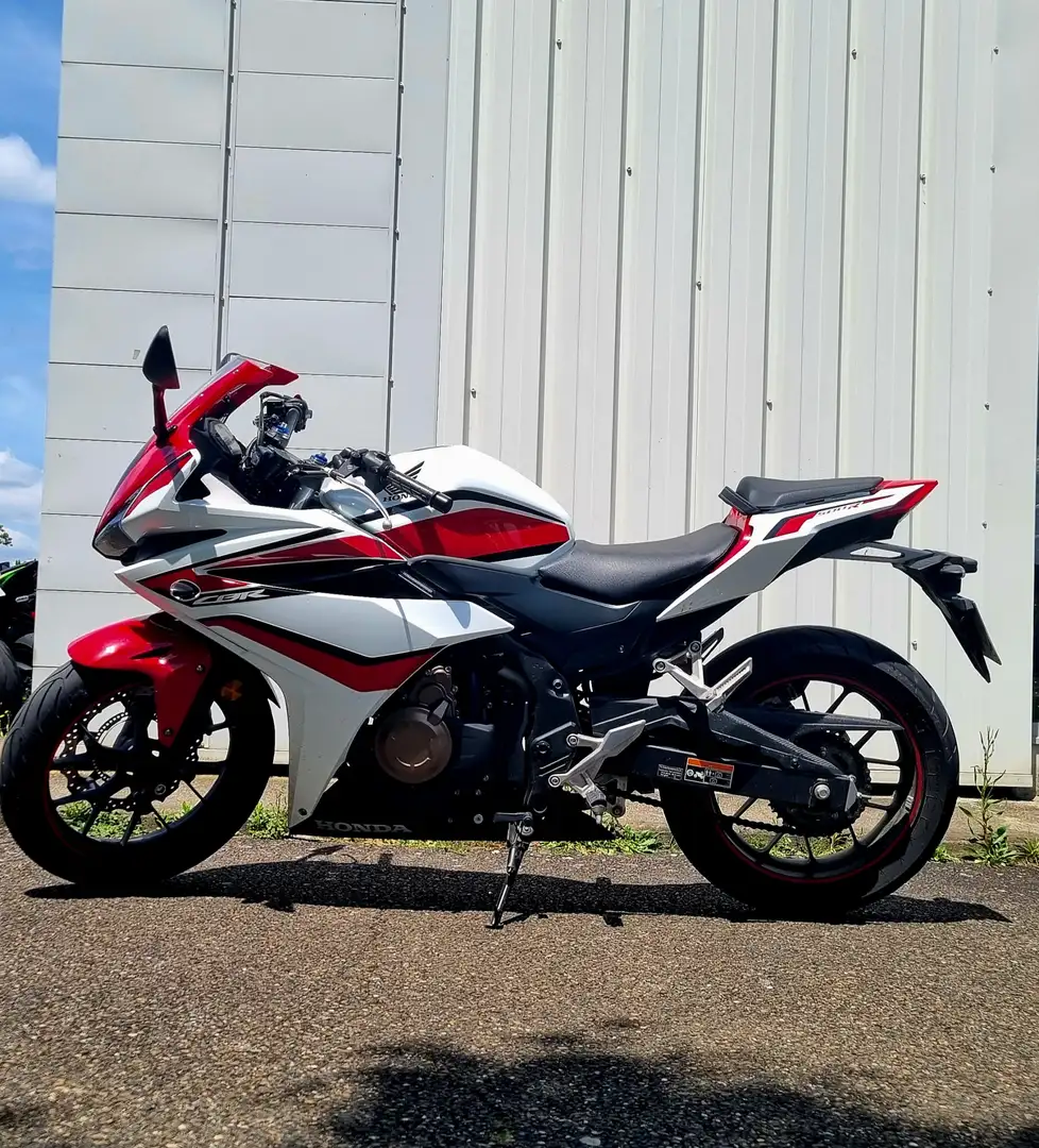 Honda CBR 500 R Blanc - 1