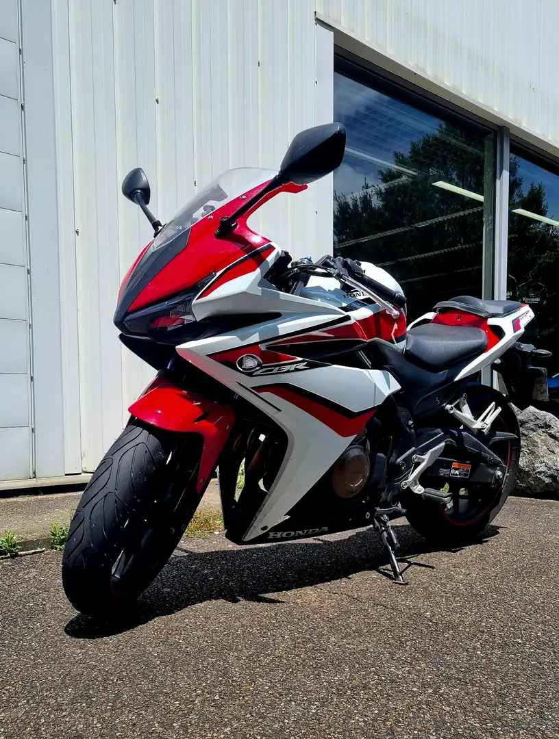 Honda CBR 500 R Blanc - 2