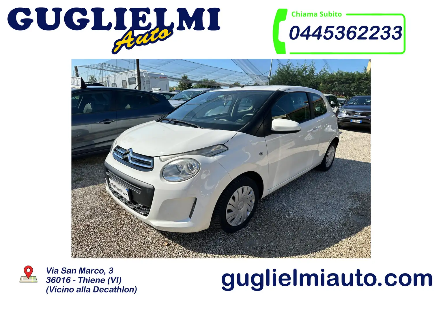 Citroen C1 1.0 VTi 68 3 porte Feel Bianco - 1