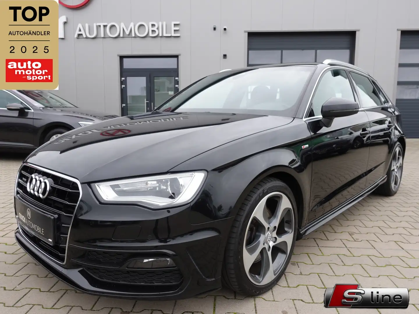 Audi A3 2,0 TDI Sportback quattro S-Tronic/AHK/ACC/S-Line Schwarz - 1