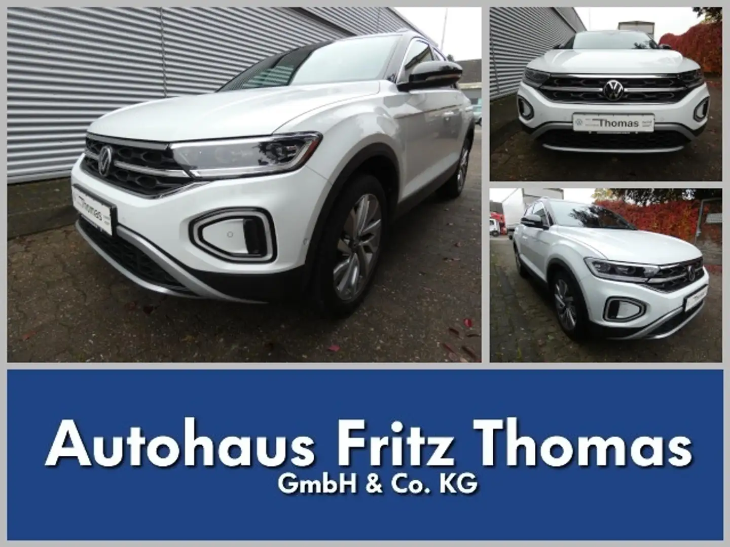 Volkswagen T-Roc 1.0 TSI Move LED SHZ ParkAssist Klima Klima Weiß - 1