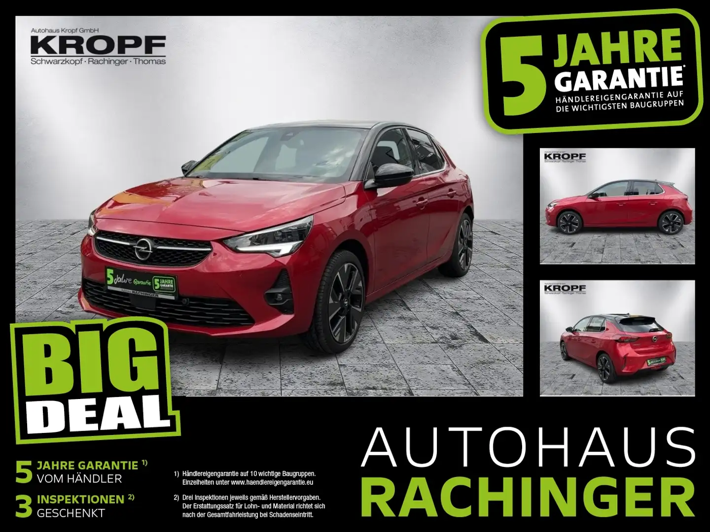 Opel Corsa F e Ultimate NAVI+LED+PANODACH+KAM Rot - 1