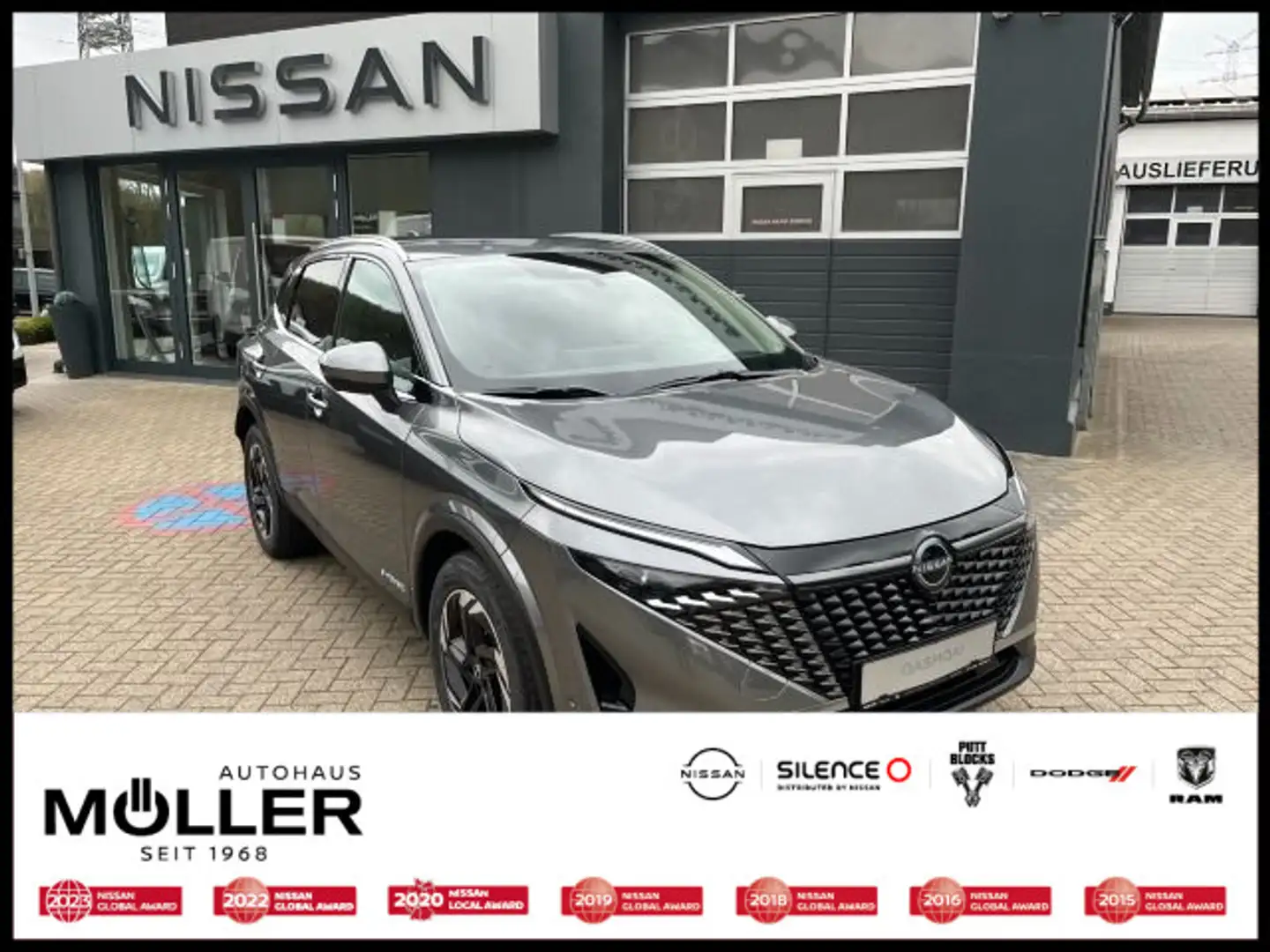 Nissan Qashqai 1.5 e-Power N-Connecta AVM HuD WP KP Grau - 1