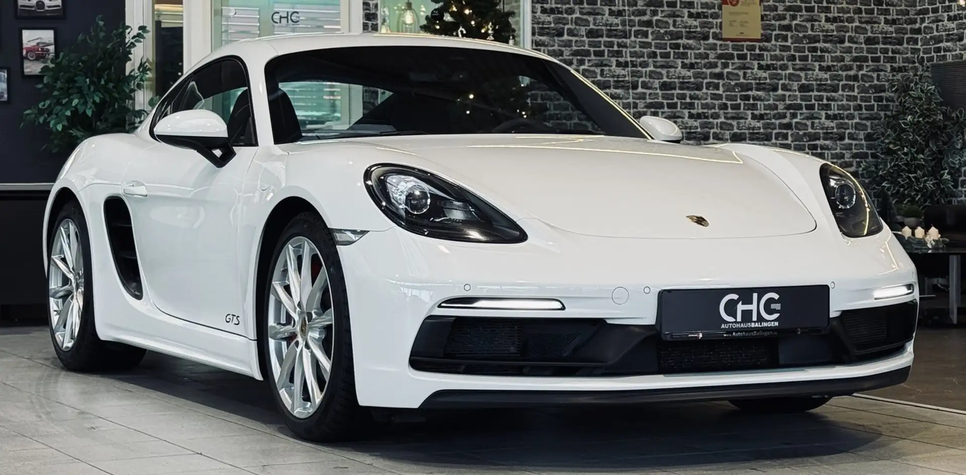 Porsche 718 Cayman GTS |KAMERA|CARPLAY|PCM|SHZ| Weiß - 1