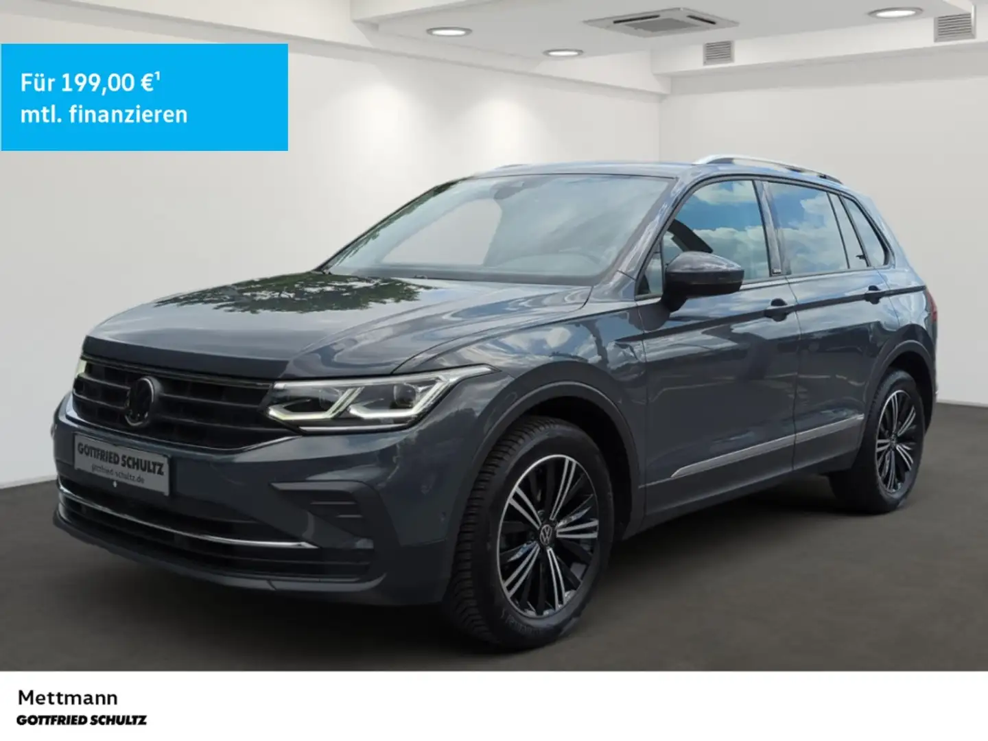 Volkswagen Tiguan 1.5 TSI Active NAVI SHZ AHK PDC DAB MFL Gris - 1