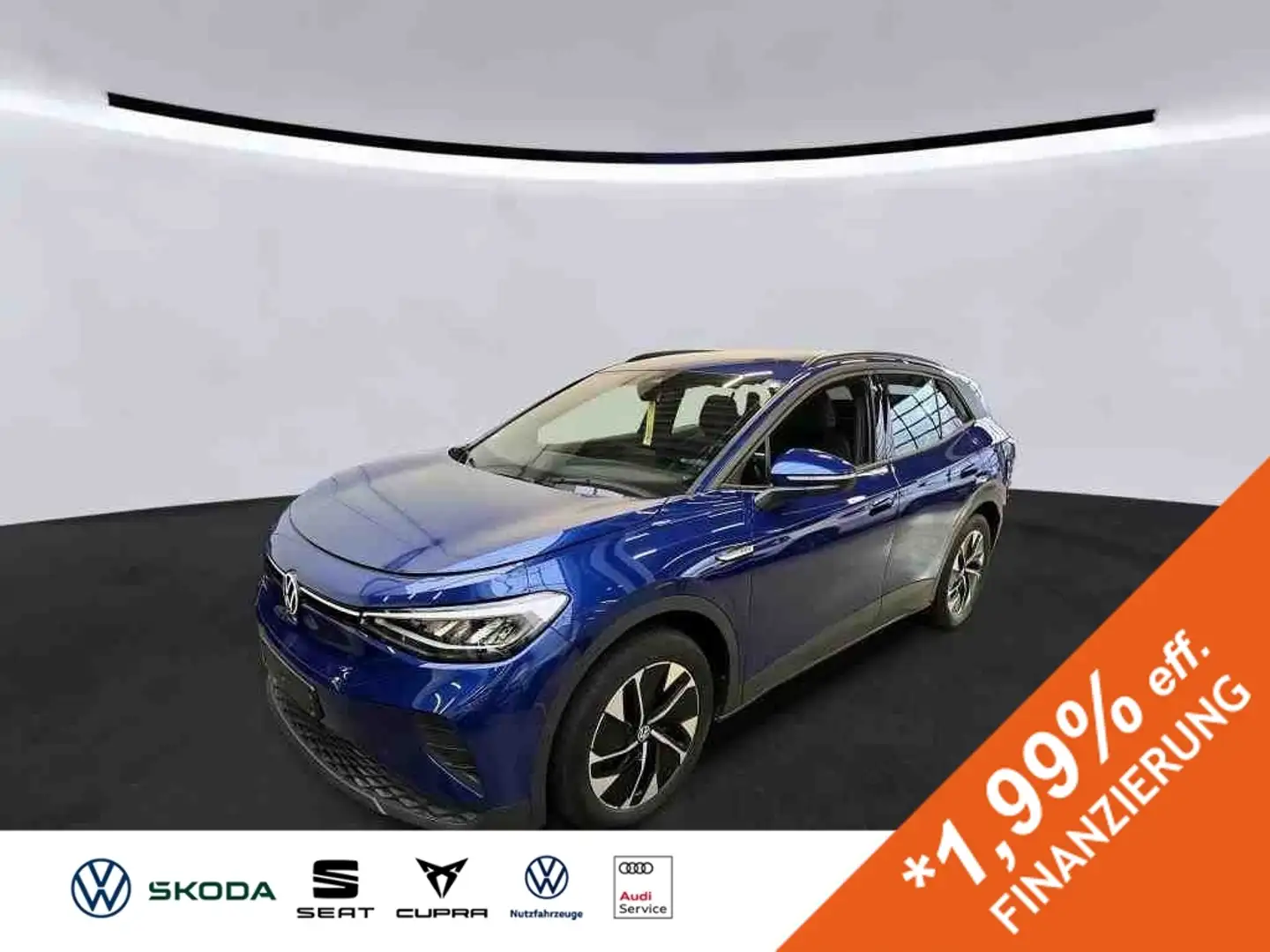 Volkswagen ID.4 PRO PERF. 82 kWh +LED +AHK +WÄPU +ACC +APP-CONN + Bleu - 1