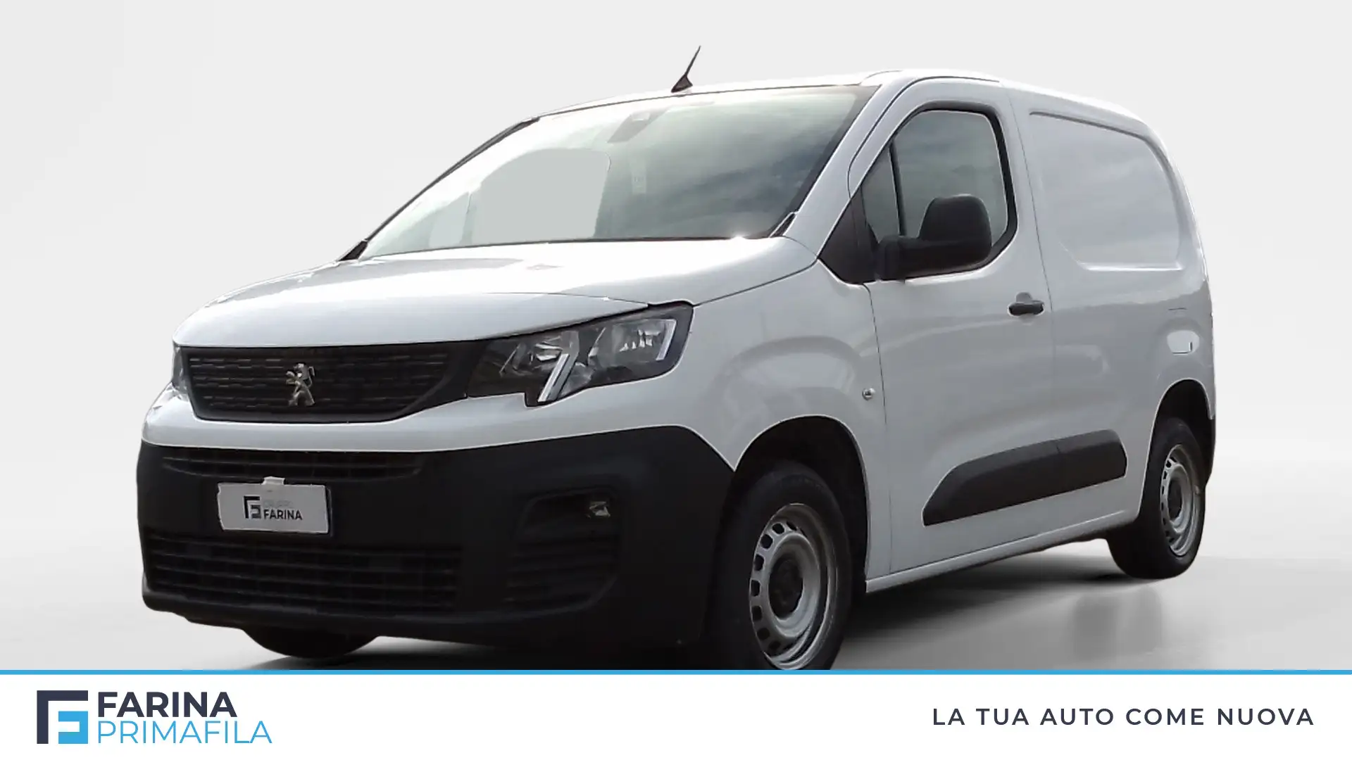 Peugeot Partner 1.5 bluehdi 100cv L1 Pro E6d Blanc - 1