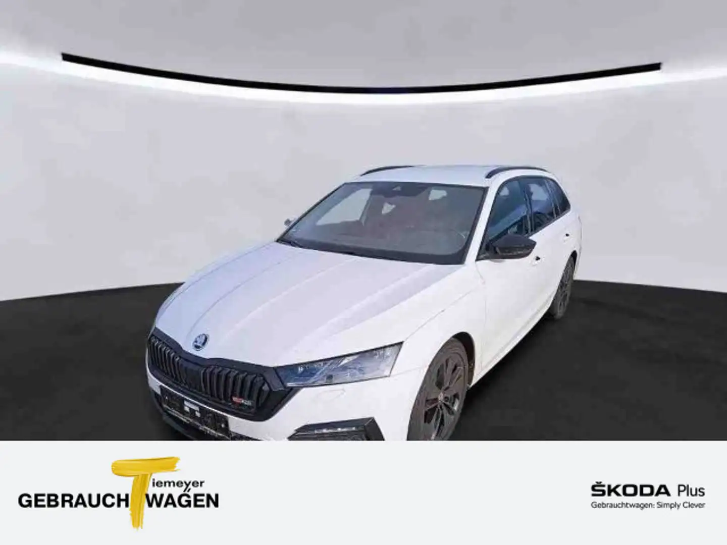 Skoda Octavia Combi 2.0 TDI RS AHK COLUMBUS HEAD-UP LE Bianco - 1