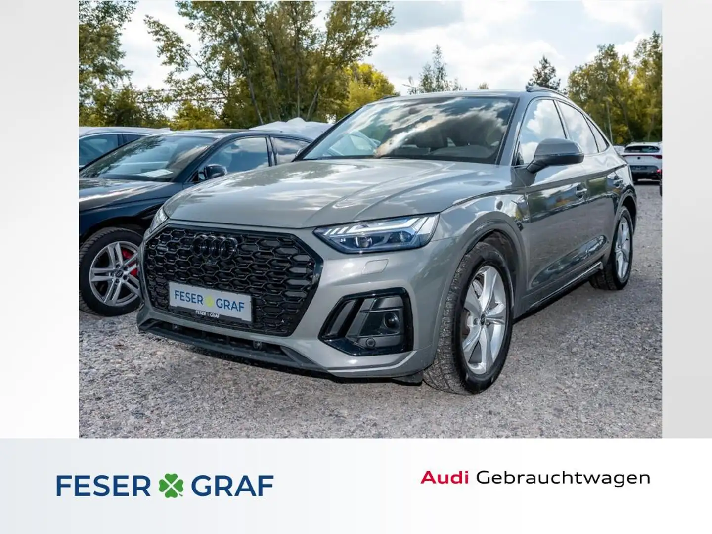 Audi Q5 Sportback 40 TDI qu. S line /Matrix/Pano/adAIR/HuD Grau - 1