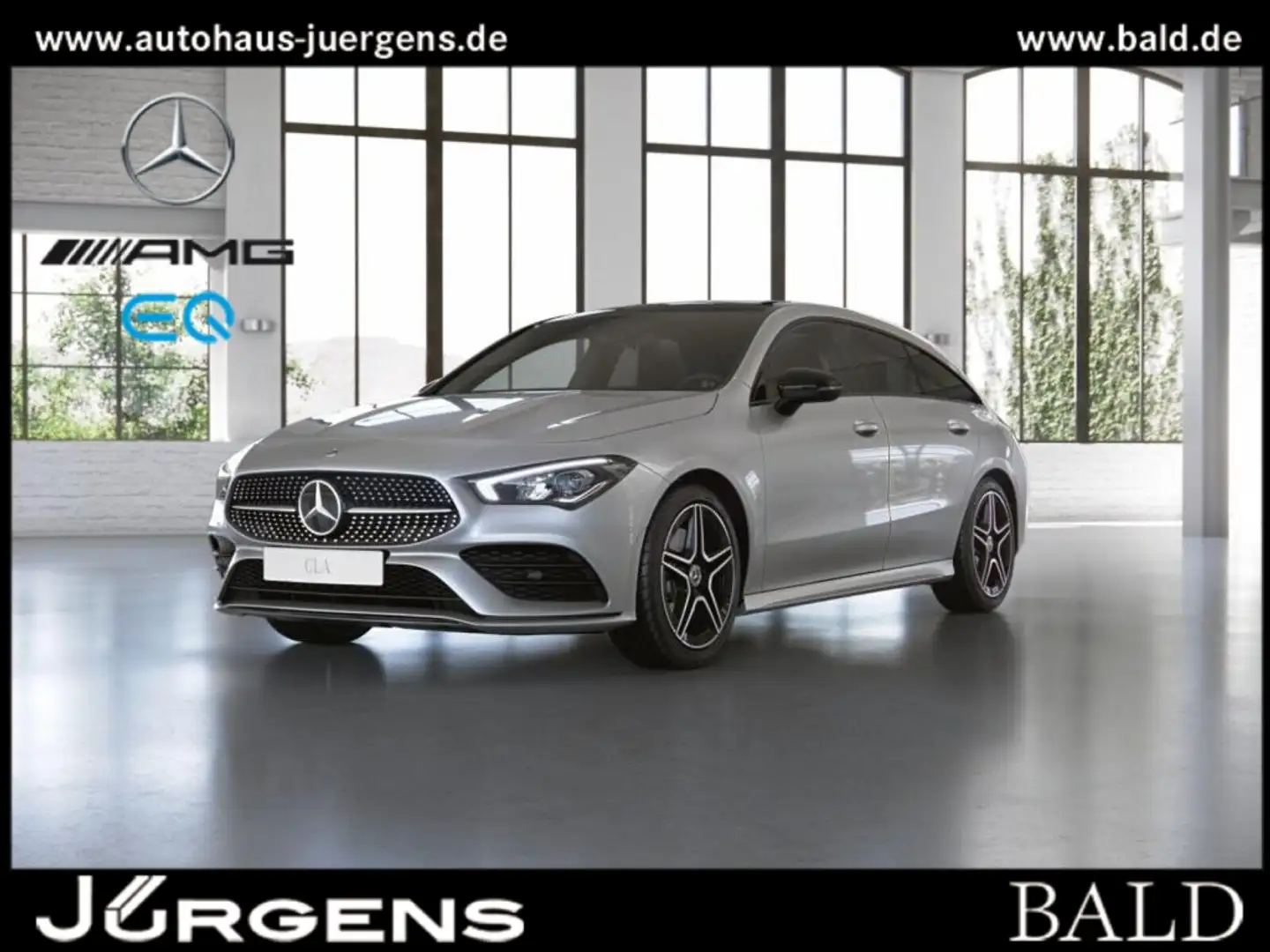 Mercedes-Benz CLA 250 e SB AMG-Sport/LED/Cam/Pano/AHK/Night/18 Silber - 1