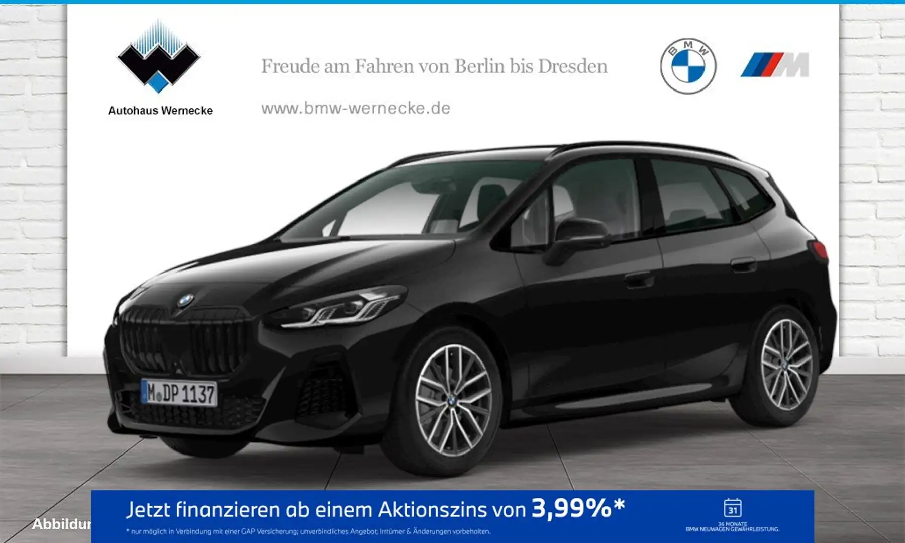 BMW 218 i M Sportpaket Head-Up HK HiFi DAB LED WLAN Schwarz - 1